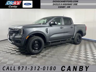 2026 Ford Ranger XL in Carbonized Gray Metallic — front three-quarter view