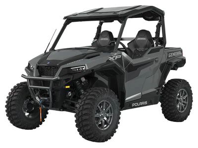 2023 Polaris General XP 1000 Ultimate in Avalanche Gray — front three-quarter view