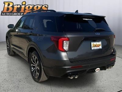 2020 Ford Explorer — rear three-quarter view