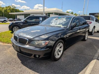 2008 BMW 7 Series 750Li in Black — front three-quarter view