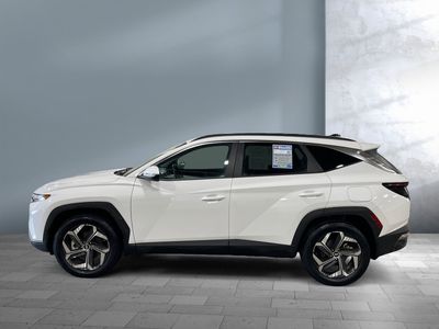 2023 Hyundai Tucson — rear three-quarter view