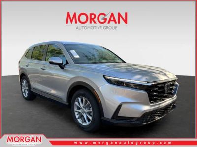2026 Honda CR-V EX in Silver — front three-quarter view