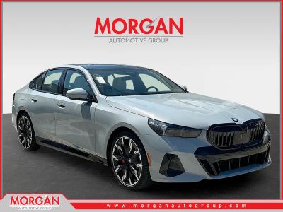 2027 BMW 5 Series 530i in Brooklyn Grey Metallic — front three-quarter view