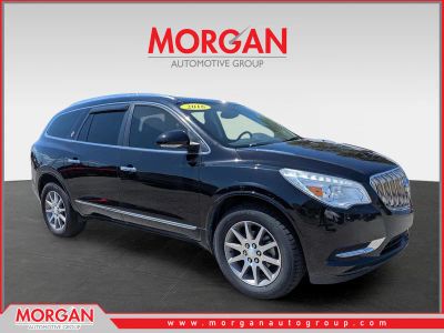 2016 Buick Enclave Leather in Ebony Twilight Metallic — front three-quarter view