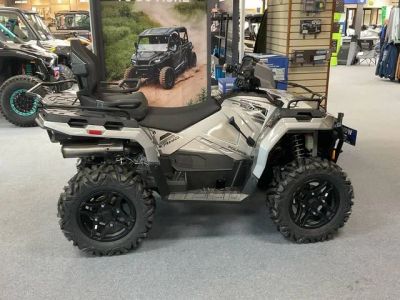 2026 Polaris® Sportsman touring 570 Ultimate-Turbo Silver — front three-quarter view