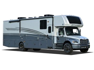 2027 Dynamax Europa S in BYRON BLUE FBP — front three-quarter view