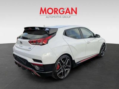 2021 Hyundai Veloster — rear three-quarter view