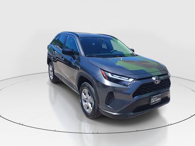 2025 Toyota RAV4 Hybrid LE AWD — front three-quarter view