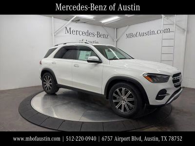 2026 Mercedes-Benz GLE 350 in Polar White — front three-quarter view