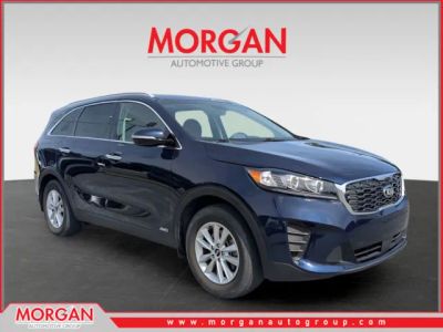 2020 Kia Sorento LX in Blue — front three-quarter view
