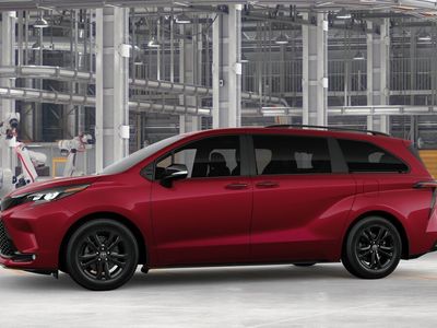 2026 Toyota Sienna — rear three-quarter view