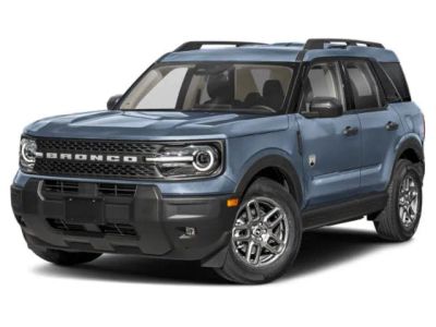 2025 Ford Bronco Sport Big Bend in Black — front three-quarter view