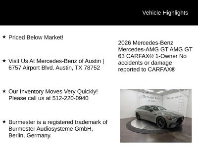 2026 Mercedes-Benz AMG GT 63 - Photo 6