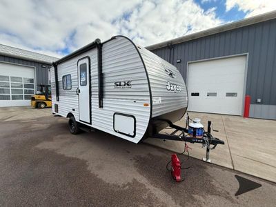 2026 Jayco Jay Flight SLX — front three-quarter view