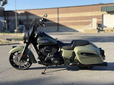 2025 Indian Motorcycle Springfield Dark Horse Moss Green Smoke - Photo 8