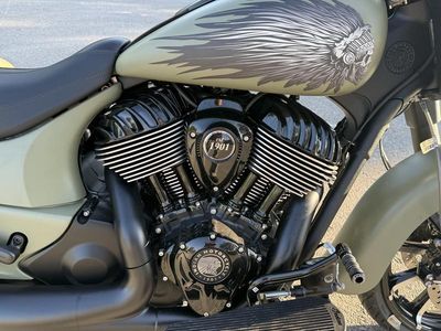 2025 Indian Motorcycle Springfield Dark Horse Moss Green Smoke - Photo 14
