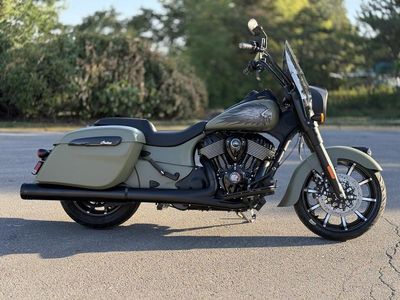 2025 Indian Motorcycle Springfield Dark Horse Moss Green Smoke - Photo 7
