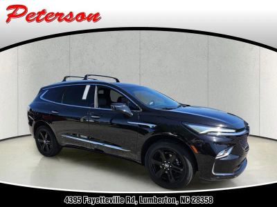 2023 Buick Enclave Essence FWD in Ebony Twilight Metallic — front three-quarter view