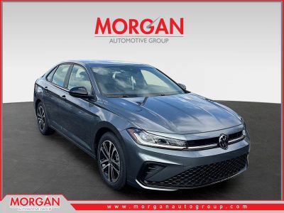 2026 Volkswagen Jetta Sport in Platinum — front three-quarter view