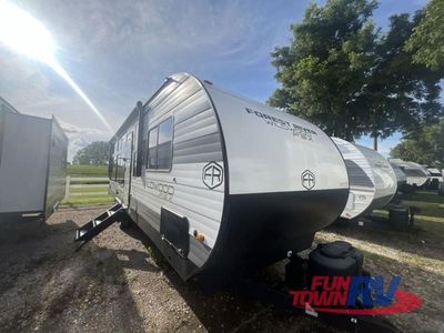 2025 Forest River RV Wildwood FSX — front three-quarter view