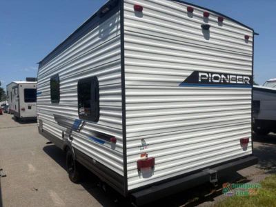 2025 Heartland Pioneer — rear three-quarter view