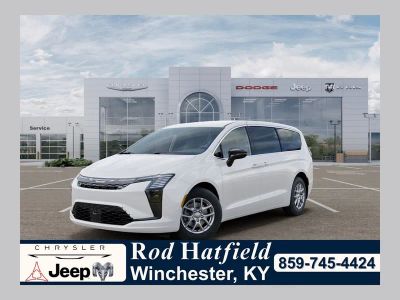 2027 Chrysler Pacifica PACIFICA SELECT in Bright White Clear-Coat Exterior Paint — front three-quarter view