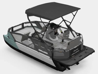 2026 Sea-Doo Switch Sport 18 - 300 hp - Tech Package — rear three-quarter view