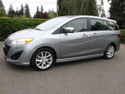 2012 Mazda Mazda5 Touring in Liquid Silver Metallic — front three-quarter view