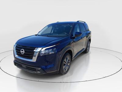 2025 Nissan Pathfinder — rear three-quarter view