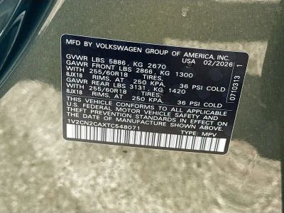 2026 Volkswagen Atlas — photo 24 view