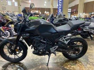2025 Honda® CB300R — front three-quarter view