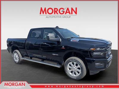 2026 Ram 2500 Big Horn in Black — front three-quarter view