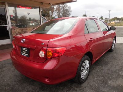 2009 Toyota Corolla — rear three-quarter view