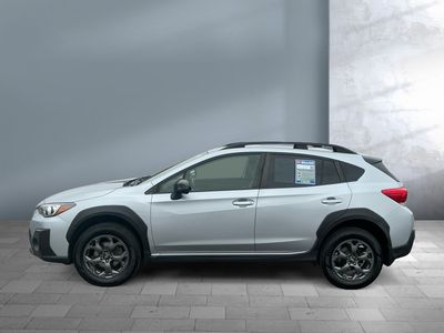 2021 Subaru Crosstrek — rear three-quarter view