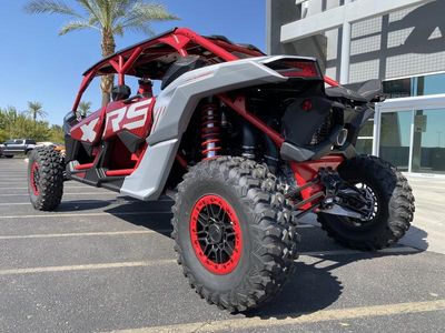 2025 Can-Am Maverick X3 Max X RS Turbo RR With Smart-Shox Fiery Red & Hyper Silver - Photo 4