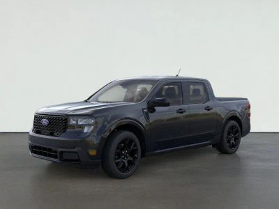 2026 Ford Maverick XLT in Shadow Black — front three-quarter view