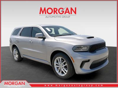 2021 Dodge Durango R/T in Silver — front three-quarter view