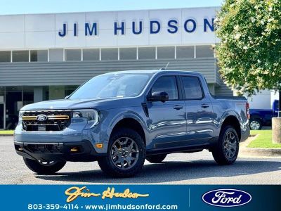 2026 Ford Maverick Tremor in Azure Gray Metallic — front three-quarter view