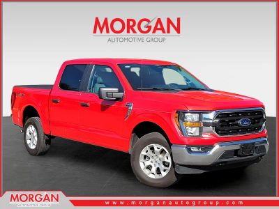 2023 Ford F-150 XLT in Red — front three-quarter view