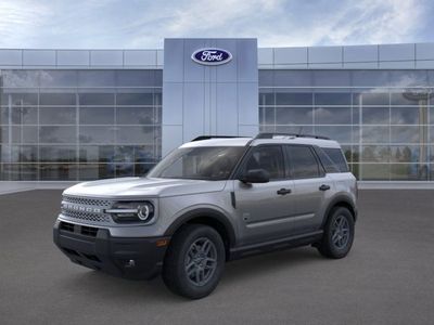 2026 Ford Bronco Sport in M7 Gray — front three-quarter view