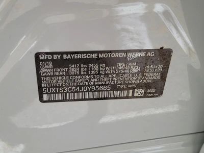 2018 BMW X3 — photo 34 view