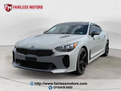 2019 Kia Stinger GT2 AWD 4dr Sedan in Ceramic Silver — front three-quarter view
