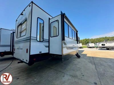 2027 Forest River RV Sabre — rear three-quarter view