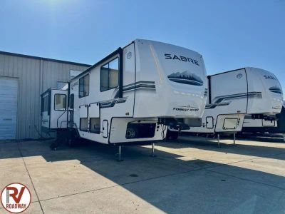 2027 Forest River RV Sabre — front three-quarter view