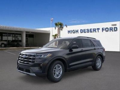 2026 Ford Explorer Active in Black Metallic — front three-quarter view