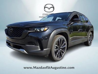2026 Mazda CX-50 2.5 Turbo Premium Plus in Black — front three-quarter view