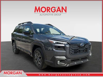 2026 Subaru Outback Premium in Magnetite Gray Metallic — front three-quarter view