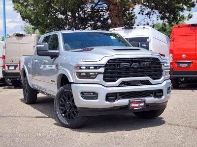 2026 RAM 2500 RAM 2500 LIMITED MEGA CAB 4X4 6'4' BOX in Silver-Zynith Exterior Paint — front three-quarter view