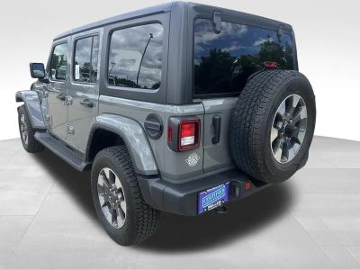 2022 Jeep Wrangler — rear three-quarter view