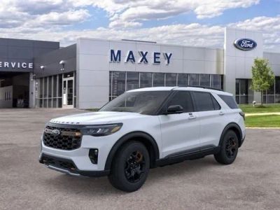 2026 Ford Explorer Tremor® in Space White Metallic — front three-quarter view